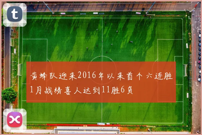 黄蜂队迎来2016年以来首个六连胜1月战绩喜人达到11胜6负