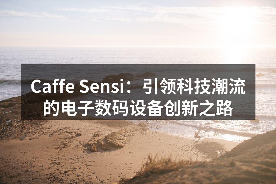 Caffe Sensi最新款智能音响