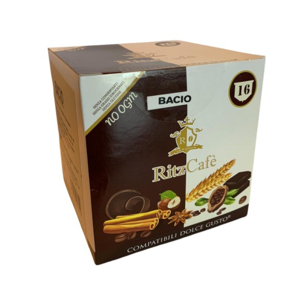 Ritzcafè - Cioccolato e menta - 16 capsule compatibili Dolce gusto