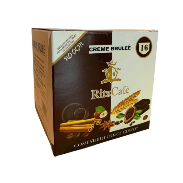 Ritzcafè - Creme bruleé - 16 capsule compatibili Dolce Gusto